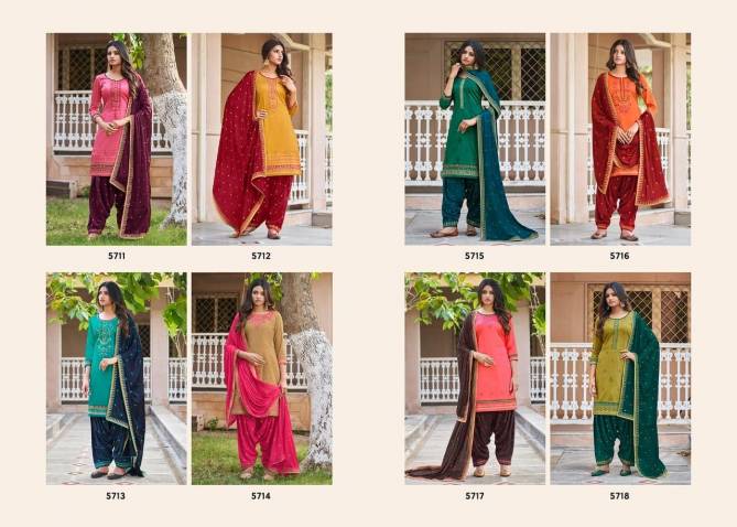 Kessi Patiyala House 83 Latest Fancy Casual Wear Jam Silk With work Designer Dress Materials Collection
